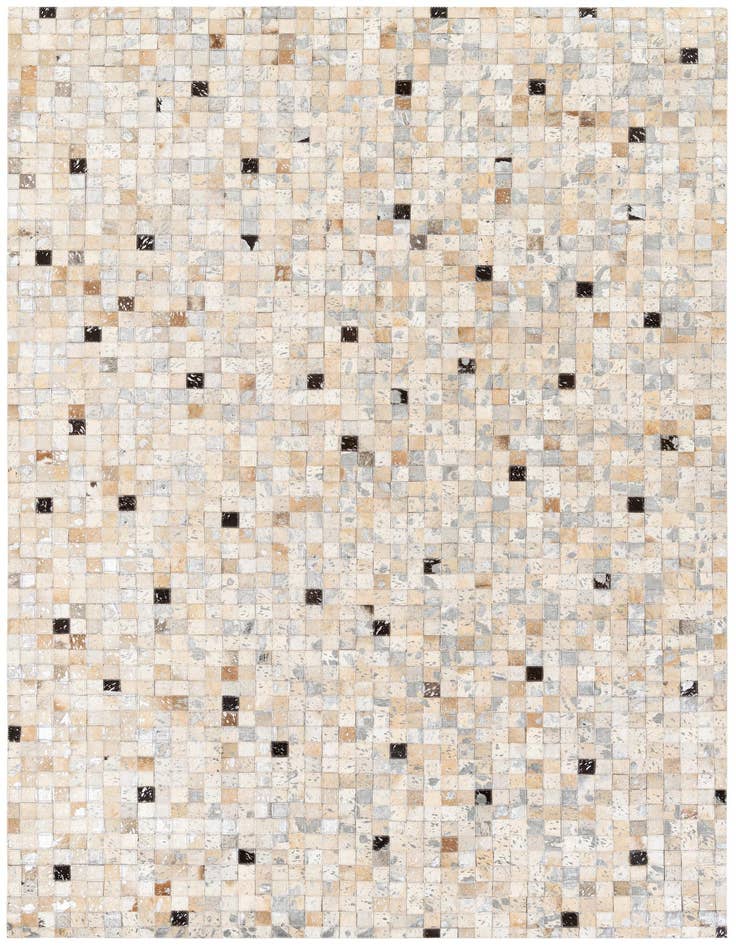 Detail image of 5' 4 x 7' 6 Cowhide Stocks Rug
