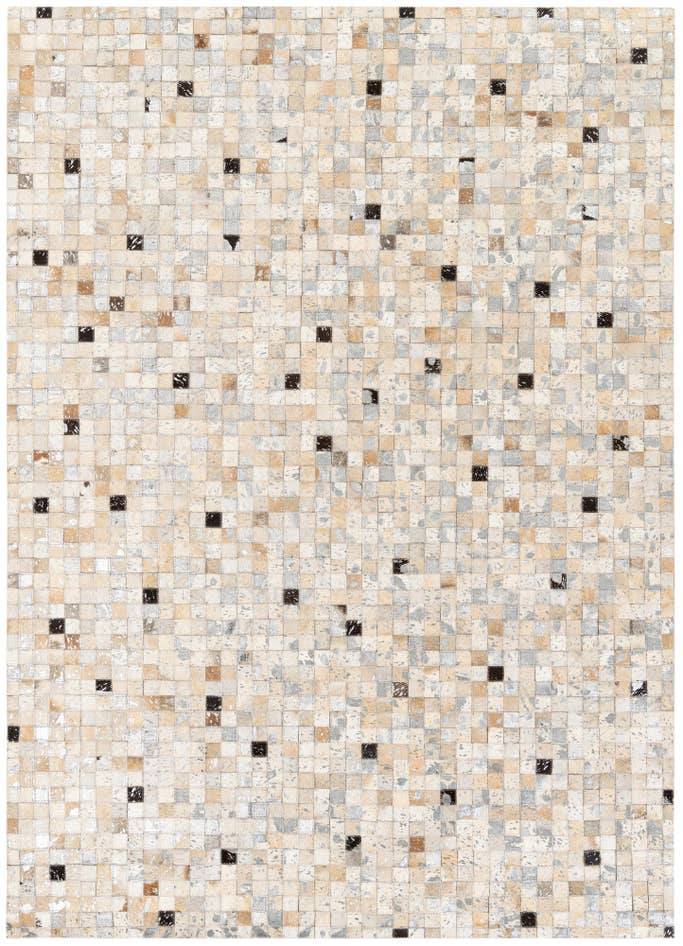 Detail image of 5' 4 x 7' 6 Cowhide Stocks Rug