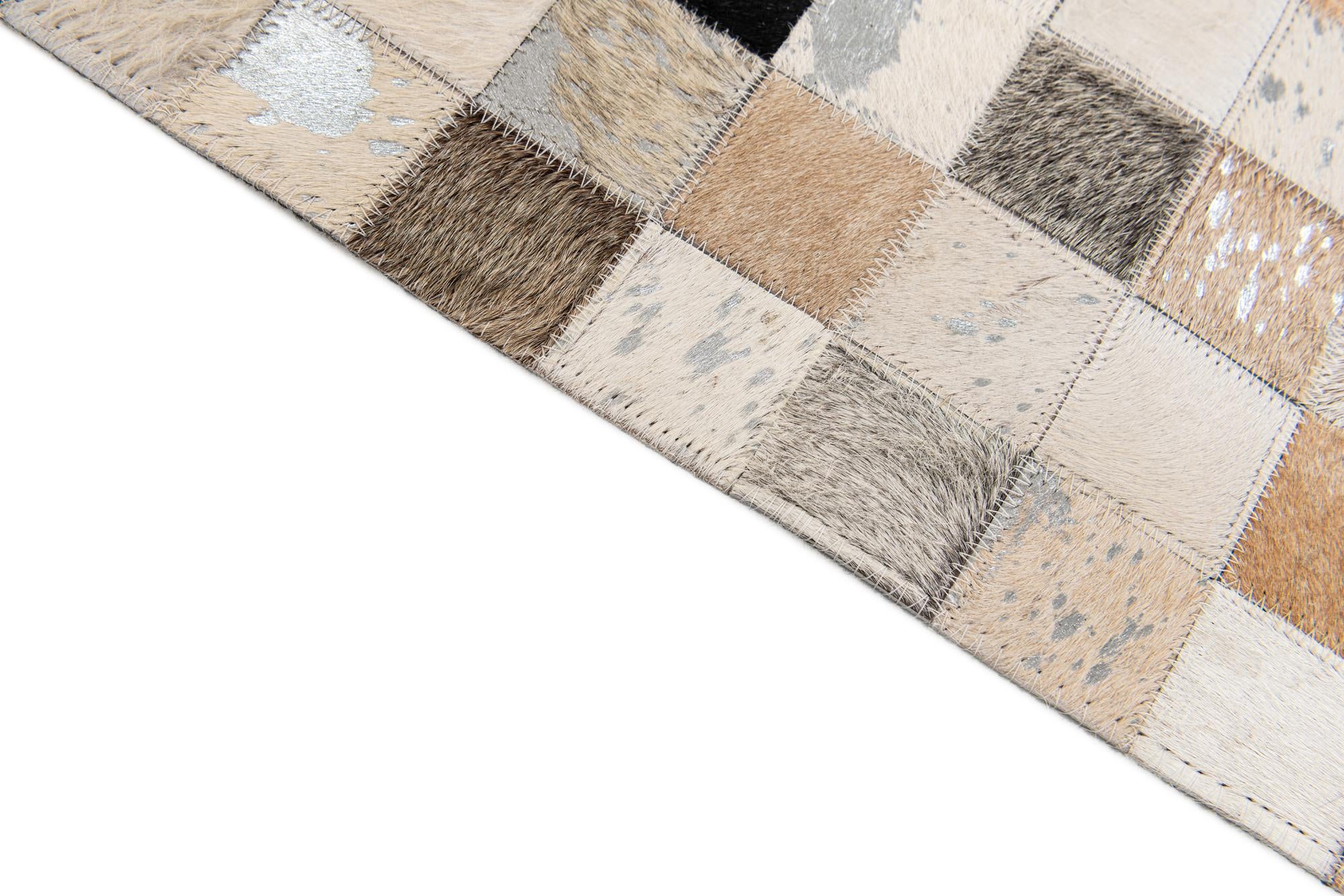5' 2 x 8' 2 Cowhide Stocks Rug