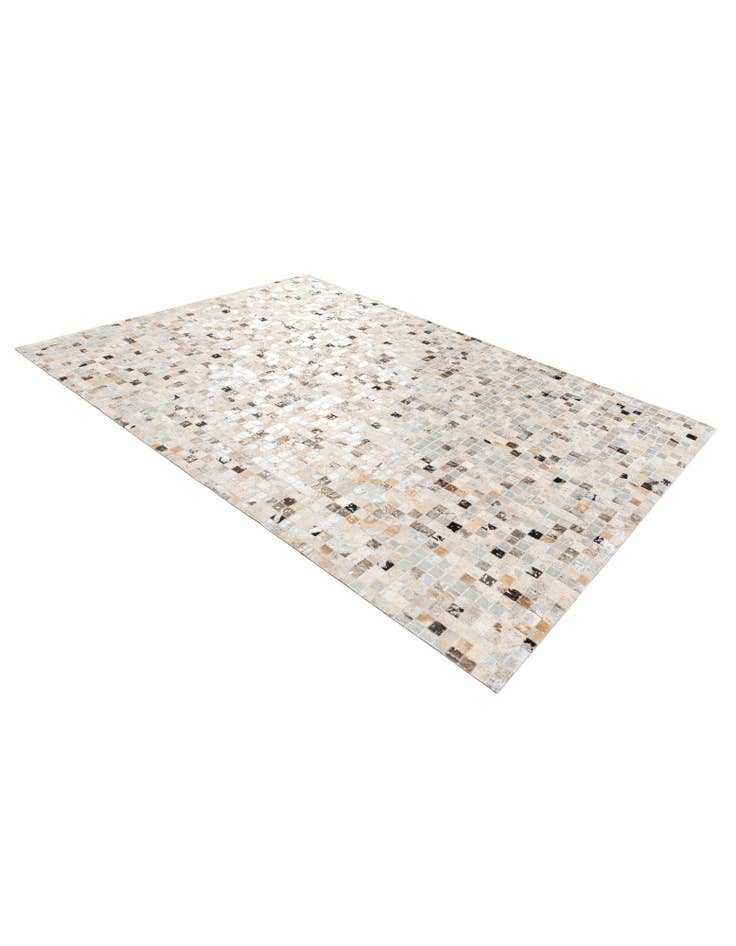 Detail image of 5' 4 x 7' 7 Cowhide Stocks Rug