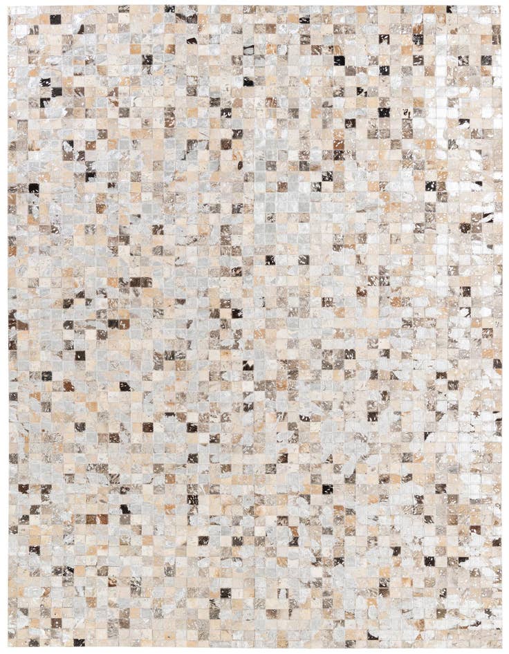 Detail image of 5' 4 x 7' 7 Cowhide Stocks Rug