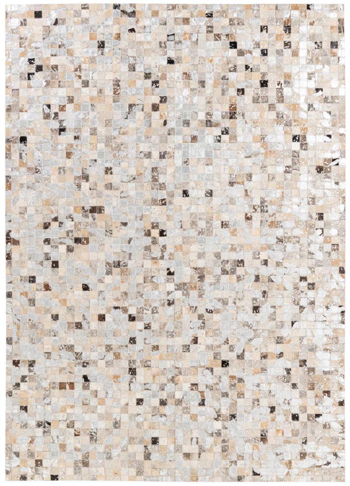 Detail image of 5' 4 x 7' 7 Cowhide Stocks Rug