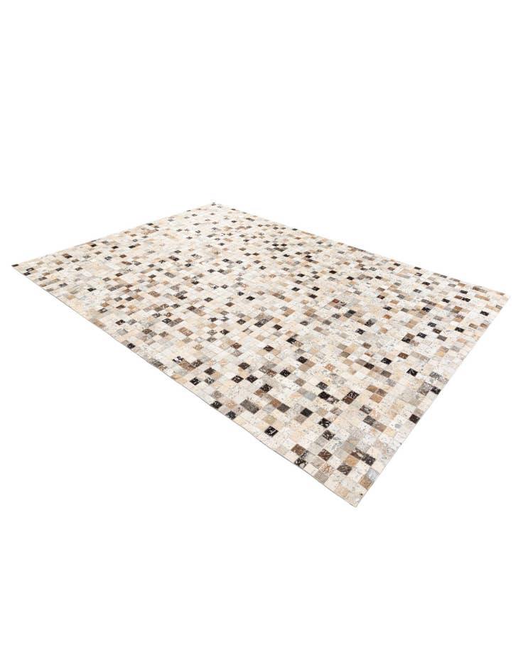 Detail image of 5' 4 x 7' 6 Cowhide Stocks Rug