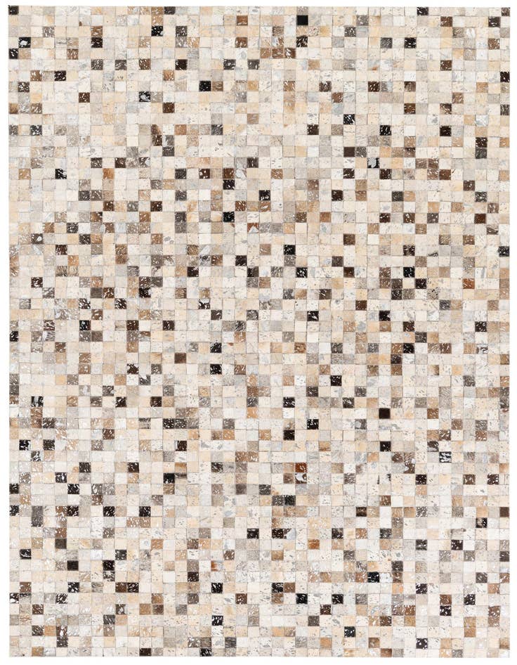 Detail image of 5' 4 x 7' 6 Cowhide Stocks Rug