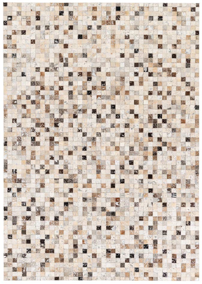 Detail image of 5' 4 x 7' 6 Cowhide Stocks Rug