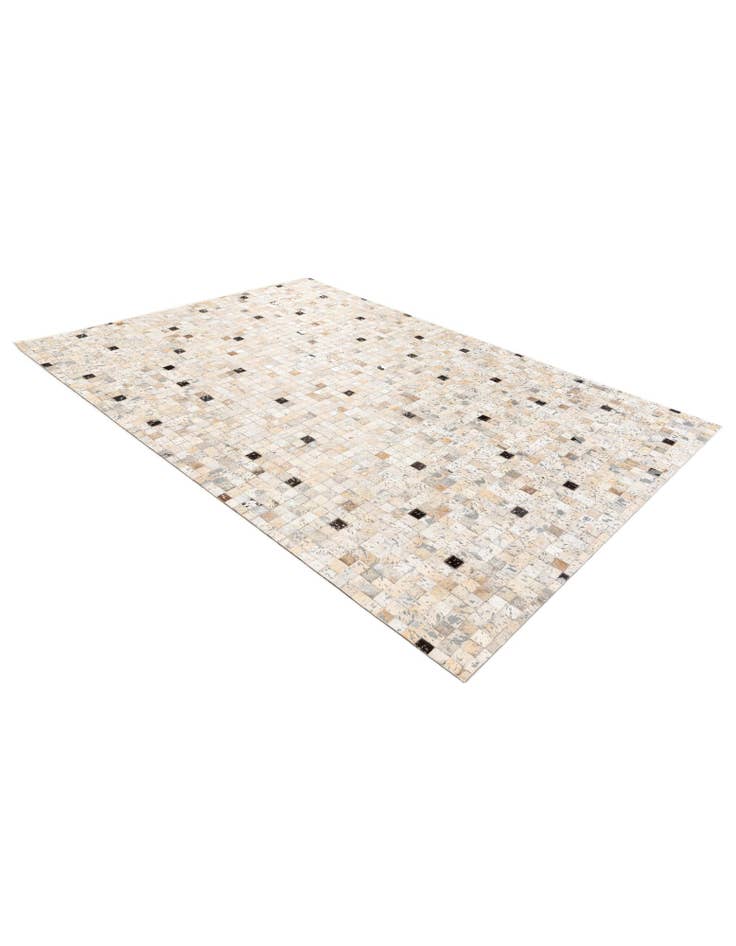 Detail image of 5' 3 x 7' 7 Cowhide Stocks Rug