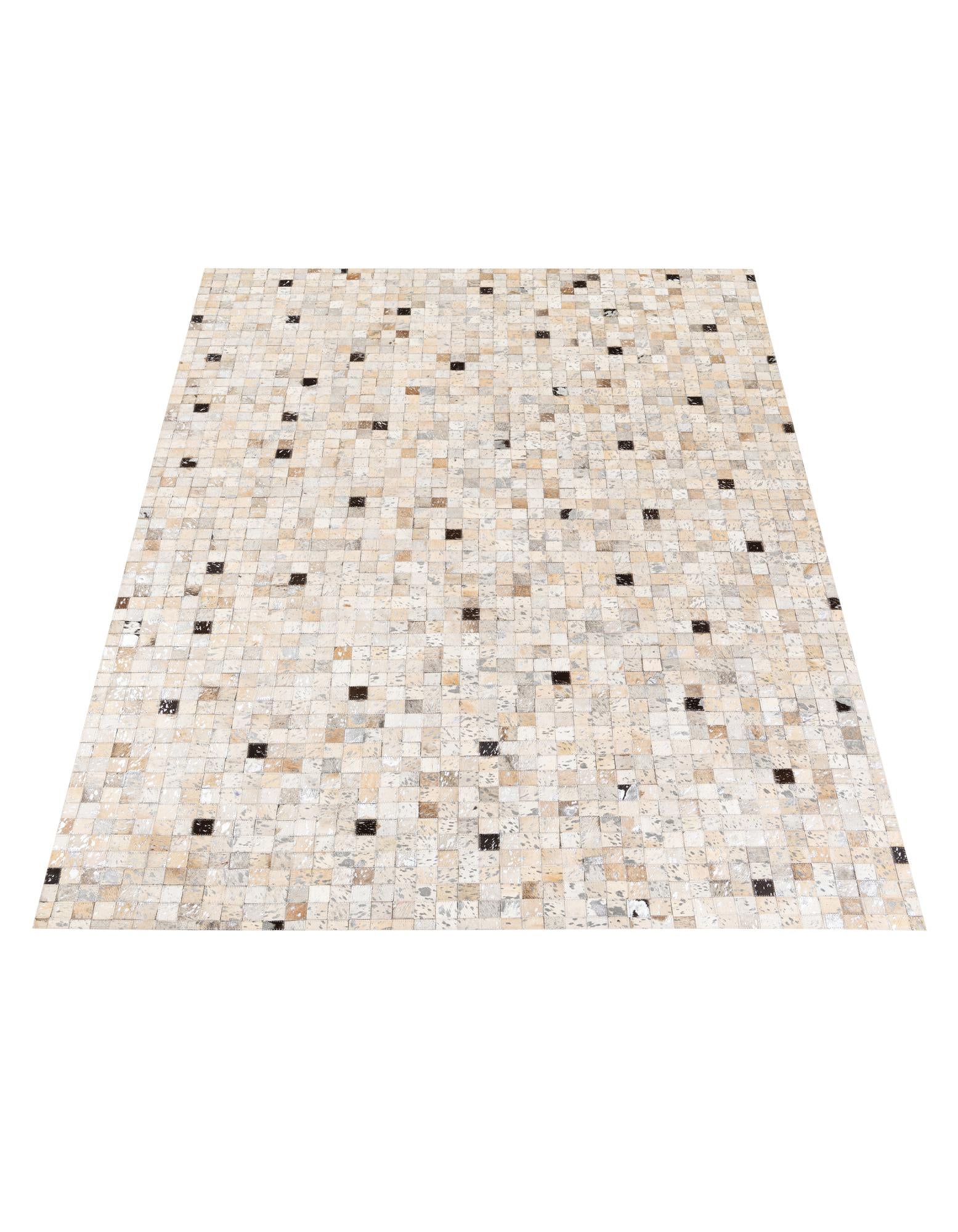 5' 3 x 7' 7 Cowhide Stocks Rug