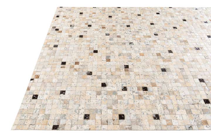 5' 3 x 7' 7 Cowhide Stocks Rug