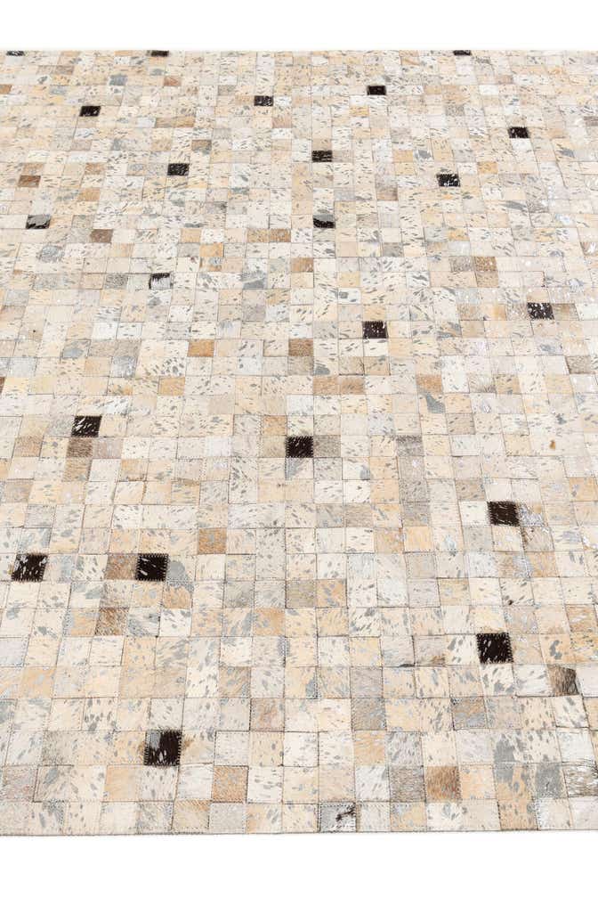 5' 3 x 7' 7 Cowhide Stocks Rug