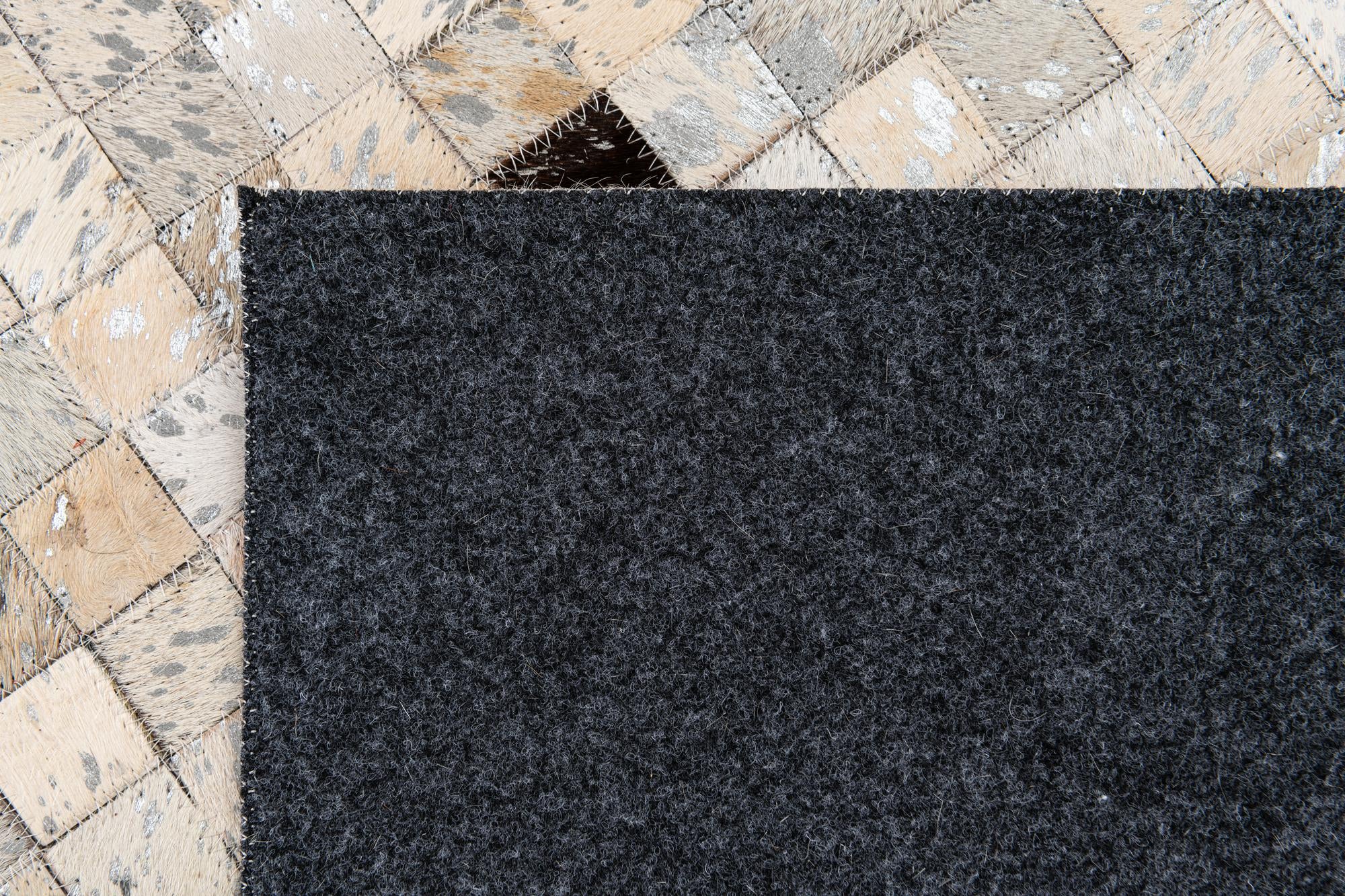 5' 3 x 7' 7 Cowhide Stocks Rug