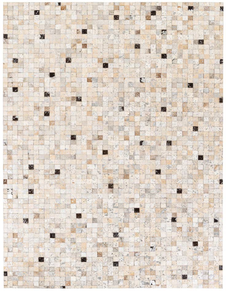 Detail image of 5' 3 x 7' 7 Cowhide Stocks Rug