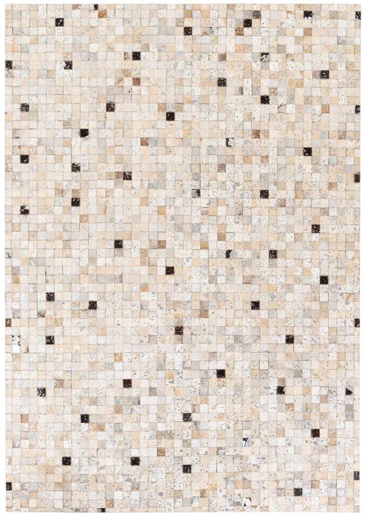 5' 3 x 7' 7 Cowhide Stocks Rug