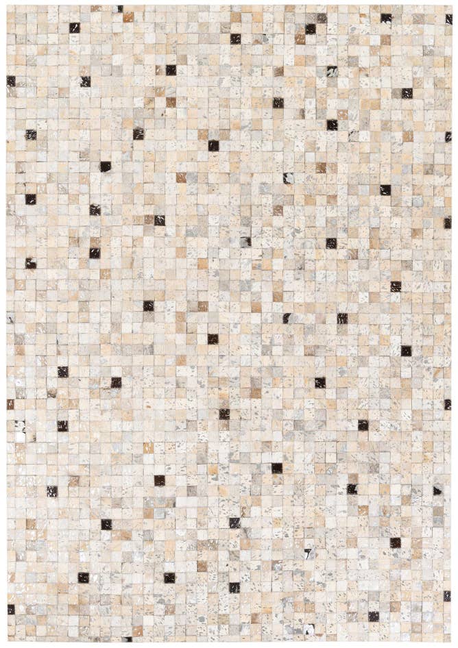 Detail image of 5' 3 x 7' 7 Cowhide Stocks Rug