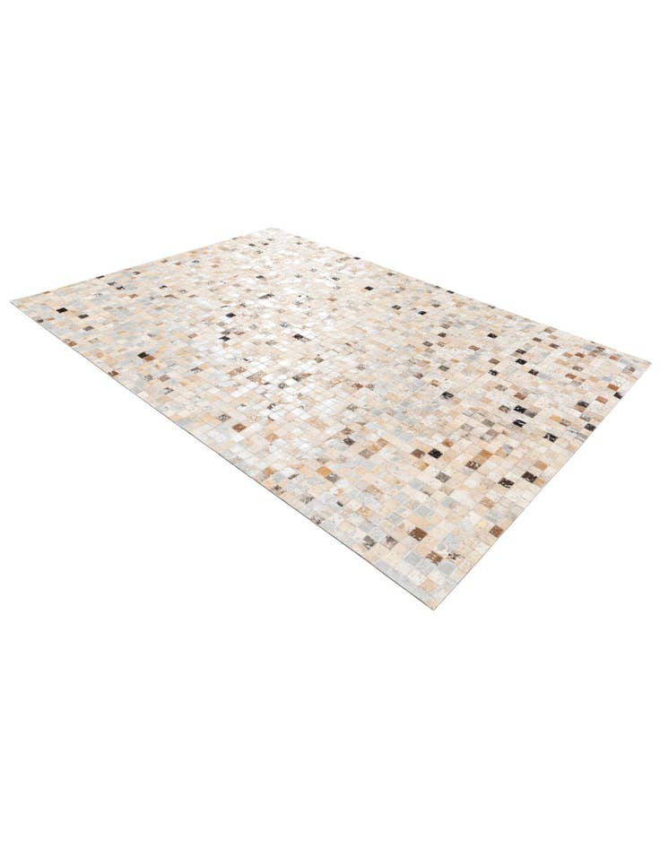 Detail image of 5' 3 x 7' 5 Cowhide Stocks Rug