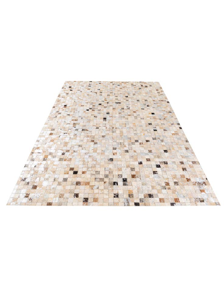 Detail image of 5' 3 x 7' 5 Cowhide Stocks Rug