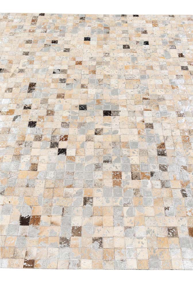 5' 3 x 7' 5 Cowhide Stocks Rug