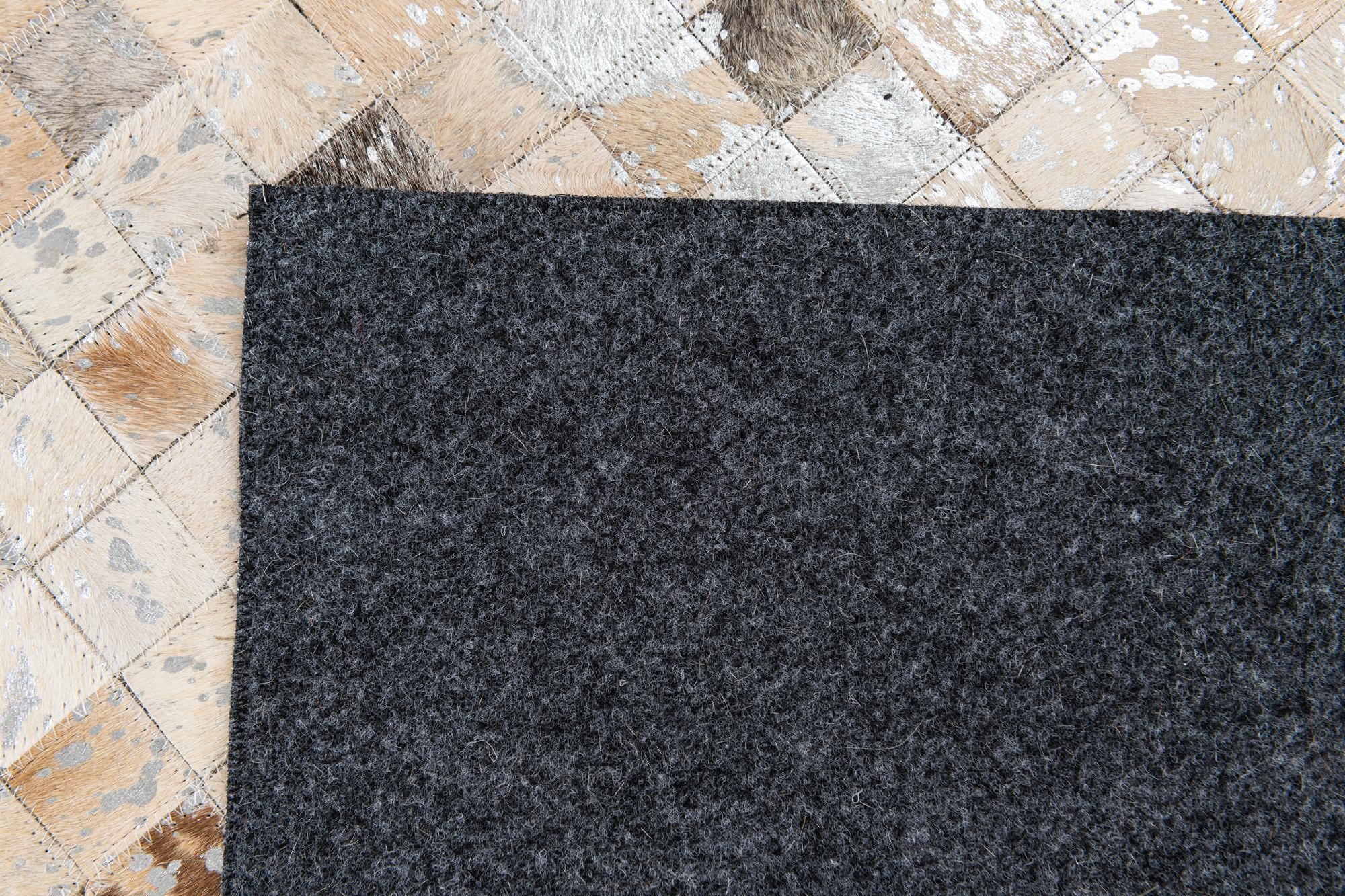 5' 3 x 7' 5 Cowhide Stocks Rug