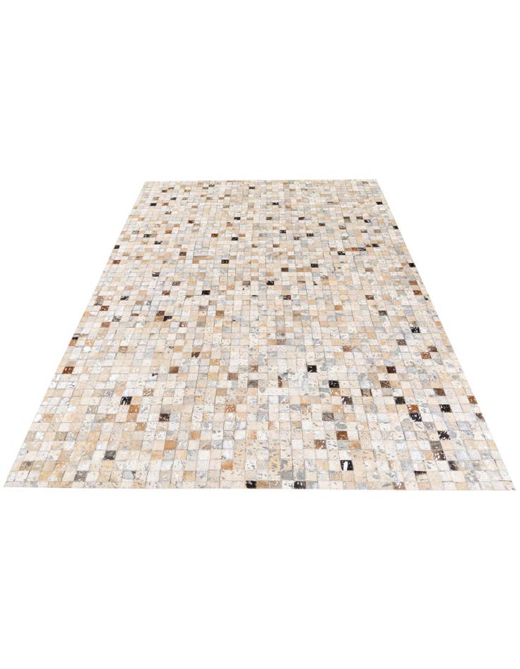 Detail image of 5' 2 x 7' 5 Cowhide Stocks Rug