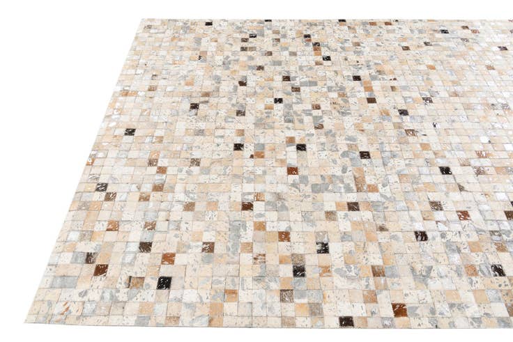 Detail image of 5' 2 x 7' 5 Cowhide Stocks Rug