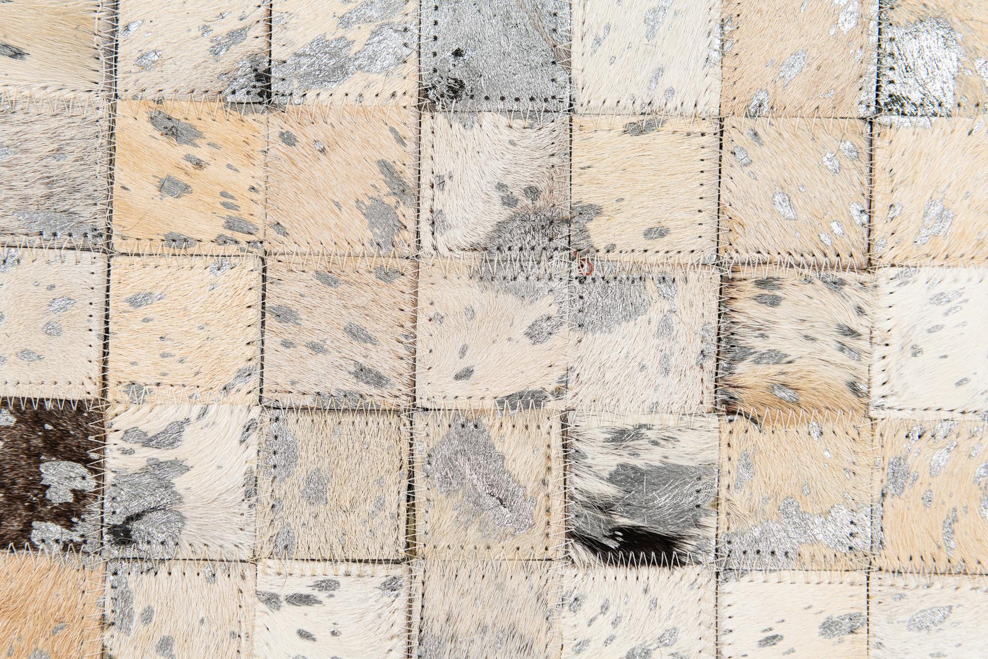 5' 2 x 7' 5 Cowhide Stocks Rug