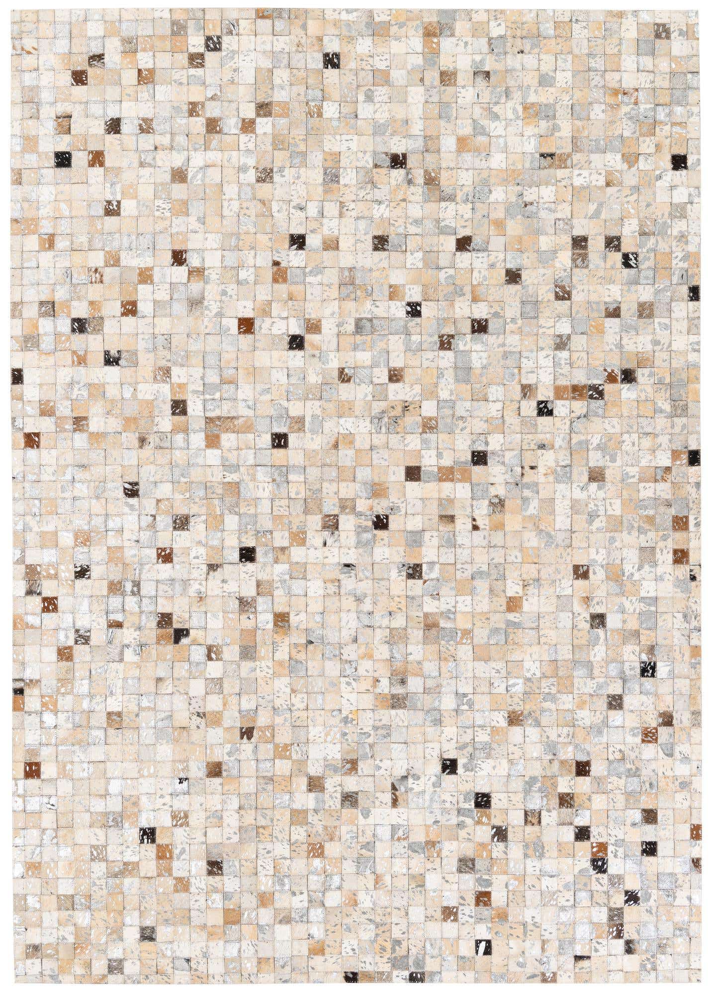 5' 2 x 7' 5 Cowhide Stocks Rug