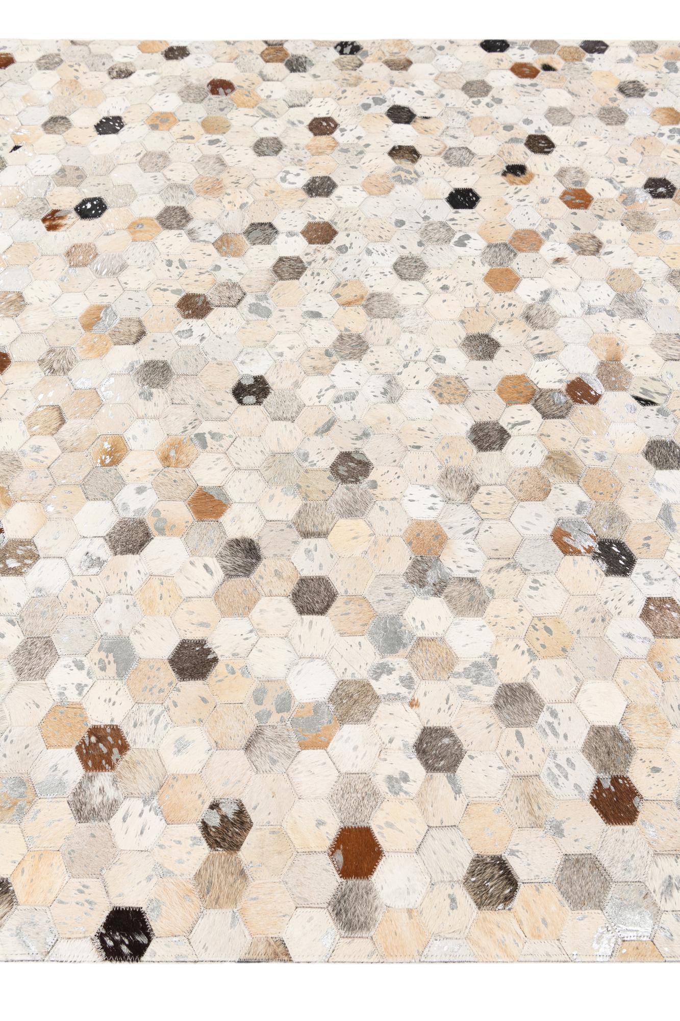 5' 1 x 8' 1 Cowhide Stocks Rug