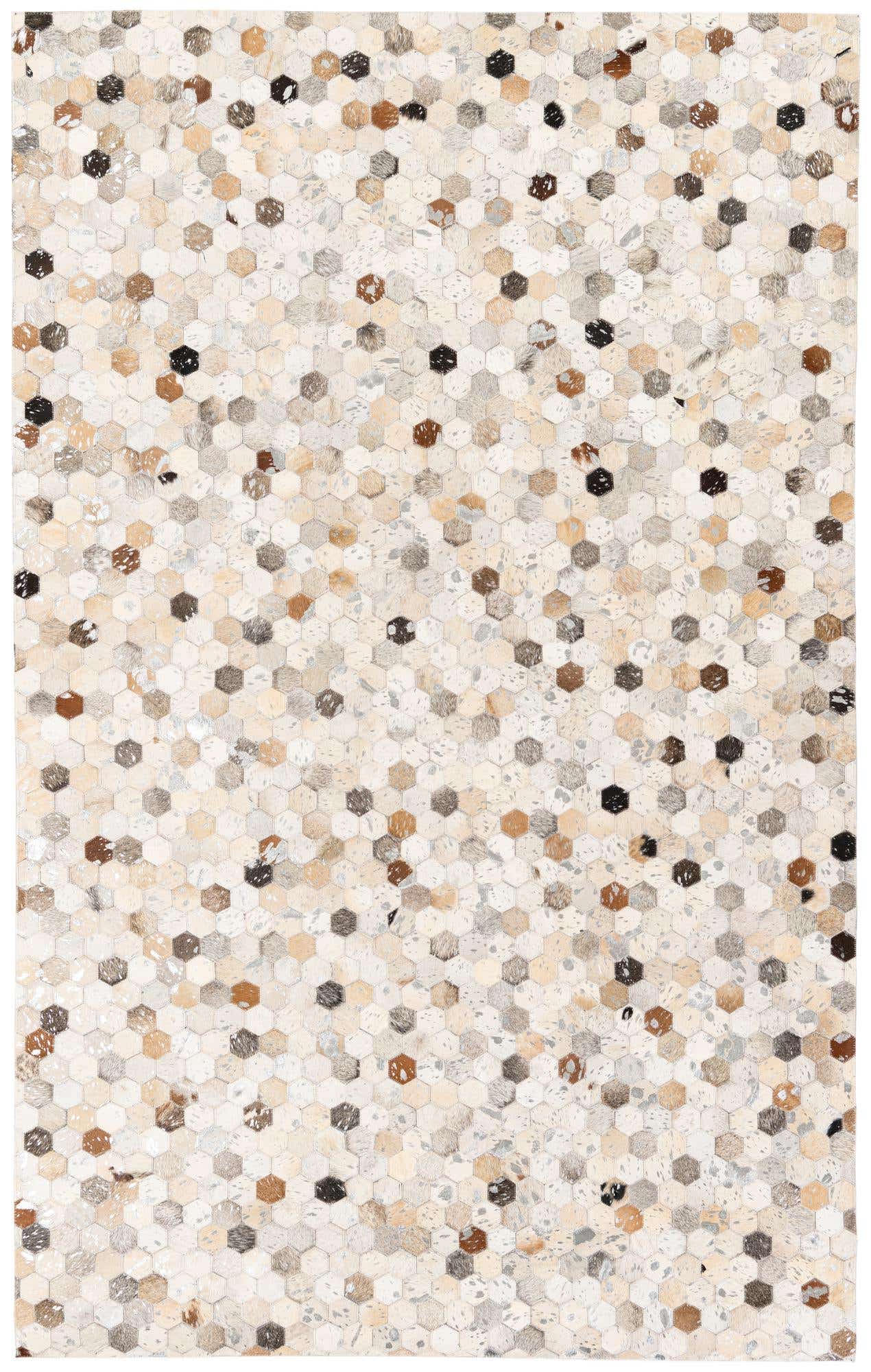 5' 1 x 8' 1 Cowhide Stocks Rug