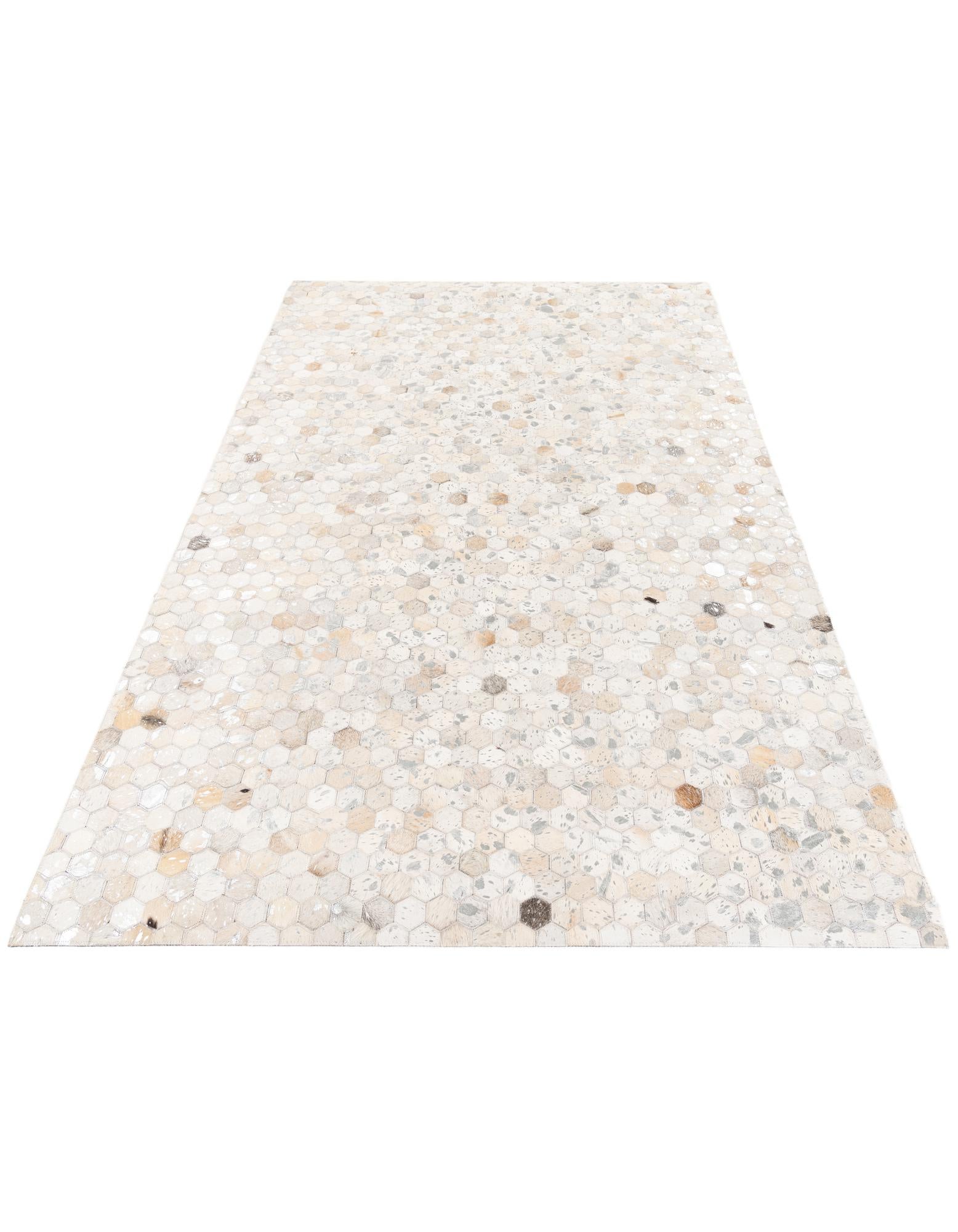 5' x 7' 11 Cowhide Stocks Rug