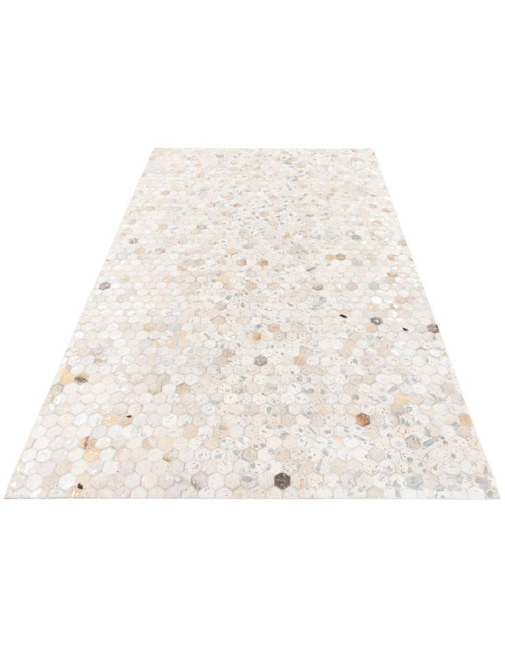 Detail image of 5' x 7' 11 Cowhide Stocks Rug