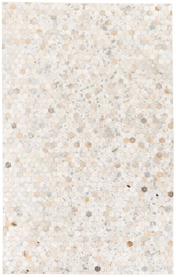 Detail image of 5' x 7' 11 Cowhide Stocks Rug