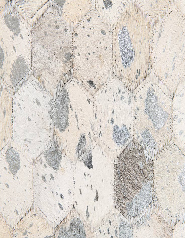 Detail image of 5' 1 x 7' 11 Cowhide Stocks Rug