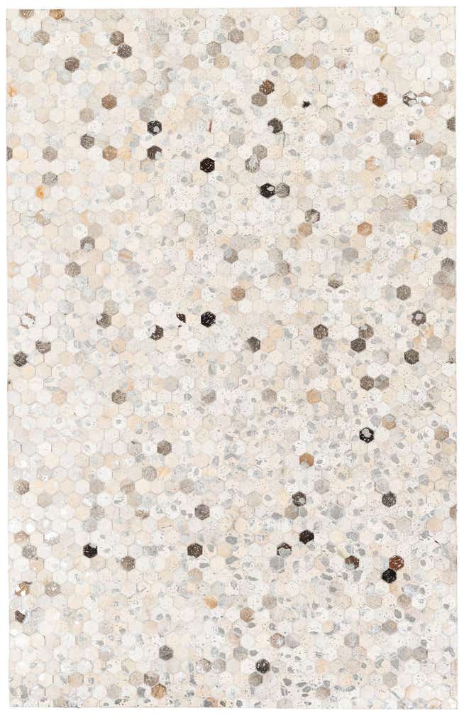 5' 1 x 7' 11 Cowhide Stocks Rug