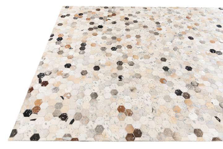 5' 1 x 7' 9 Cowhide Stocks Rug