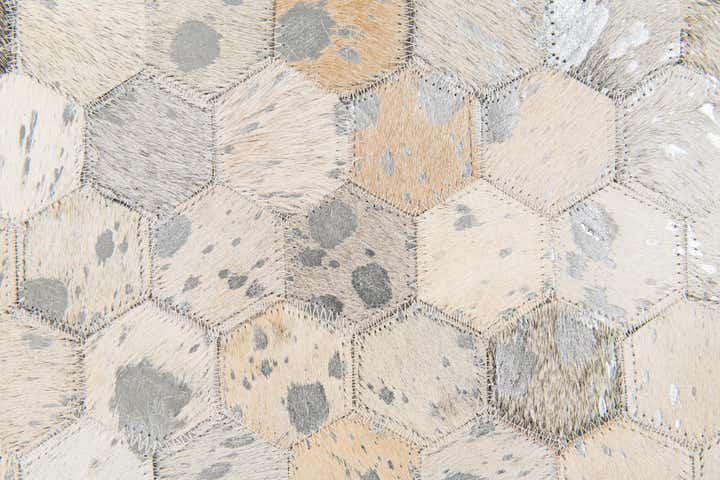 5' 1 x 7' 9 Cowhide Stocks Rug