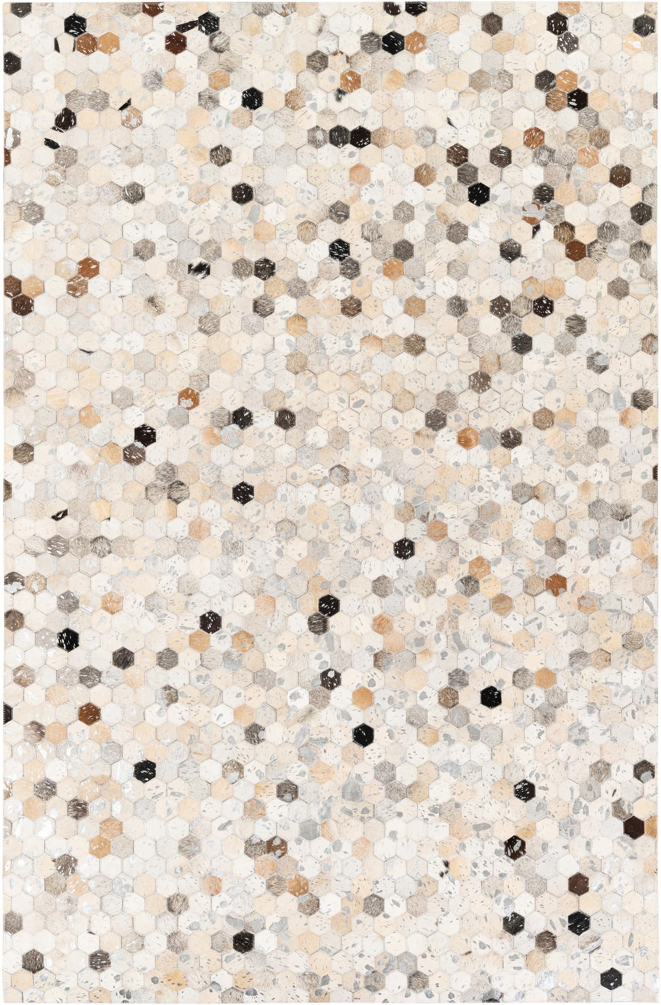 5' 1 x 7' 9 Cowhide Stocks Rug
