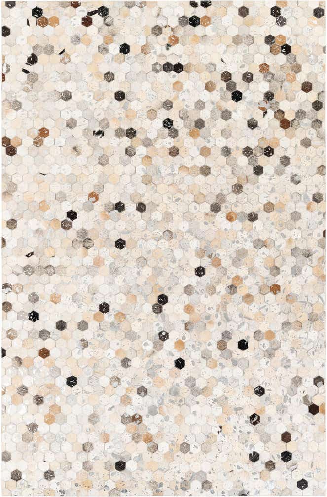 5' 1 x 7' 9 Cowhide Stocks Rug