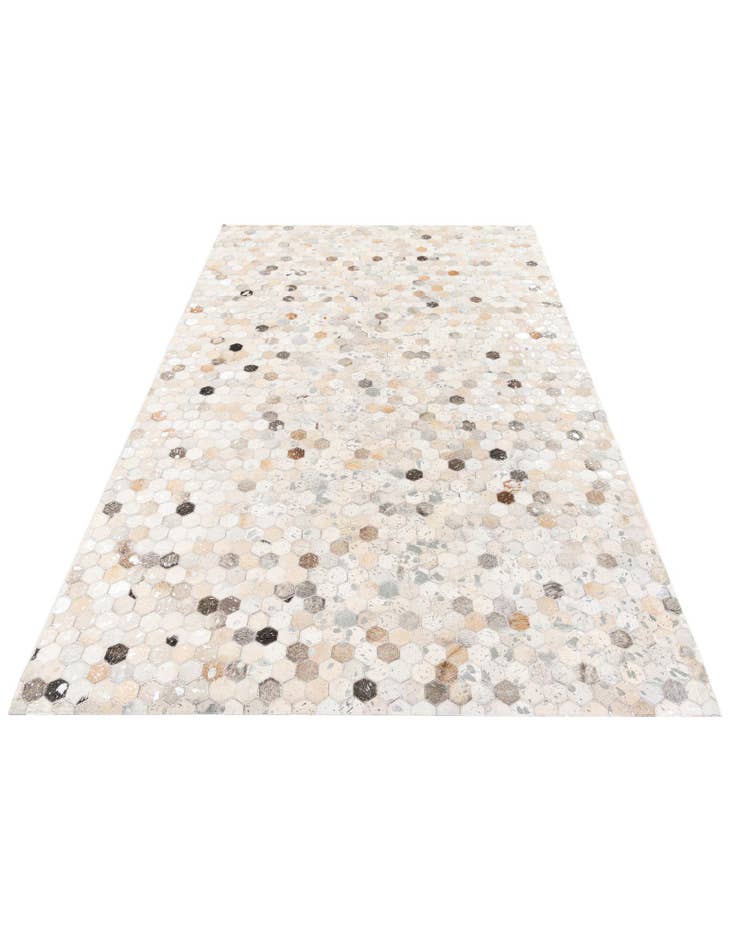 Detail image of 5' 1 x 8' Cowhide Stocks Rug