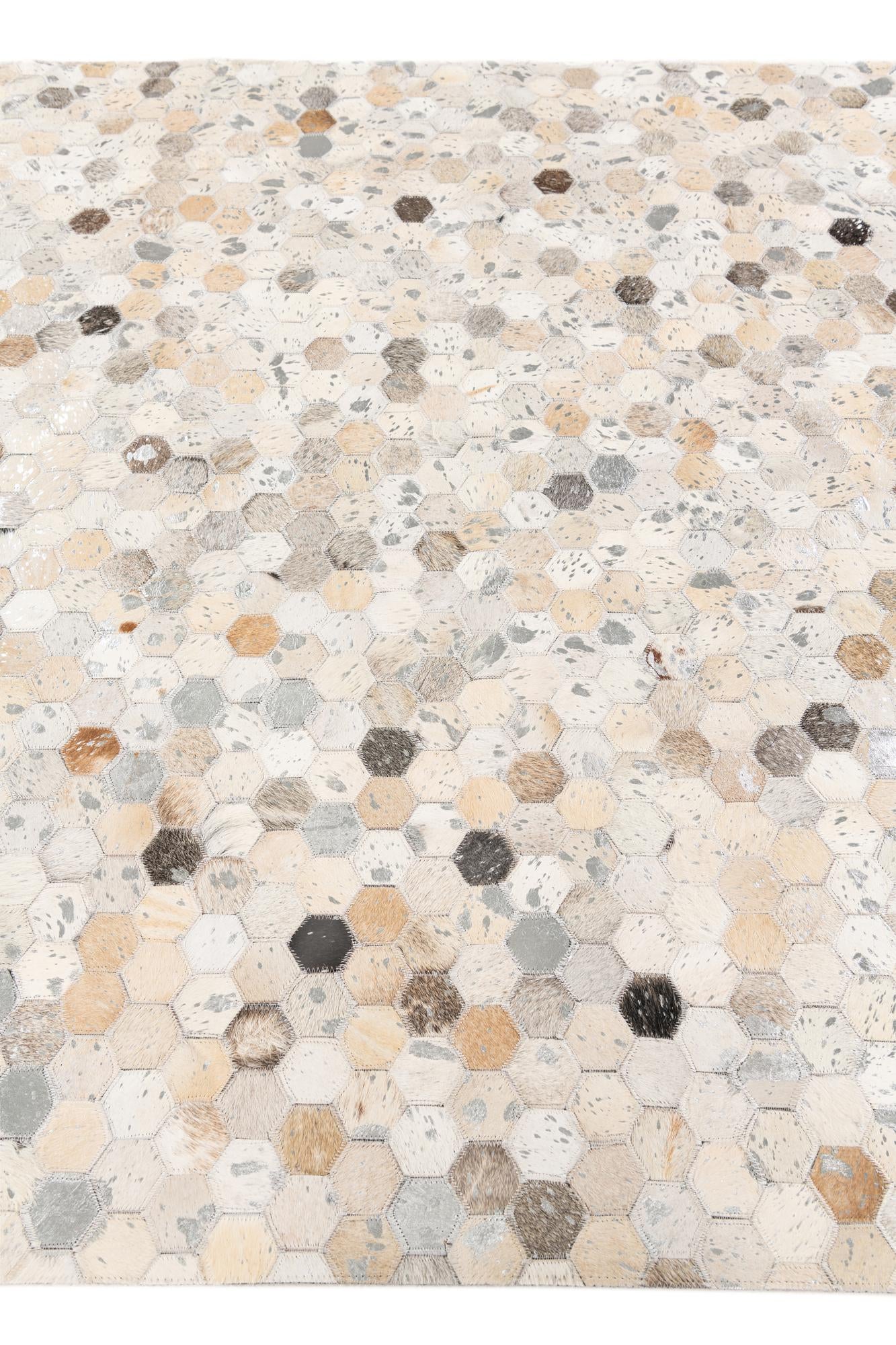 5' 1 x 8' Cowhide Stocks Rug