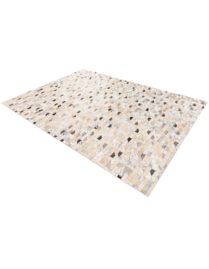 Detail image of 5' 3 x 7' 5 Cowhide Stocks Rug