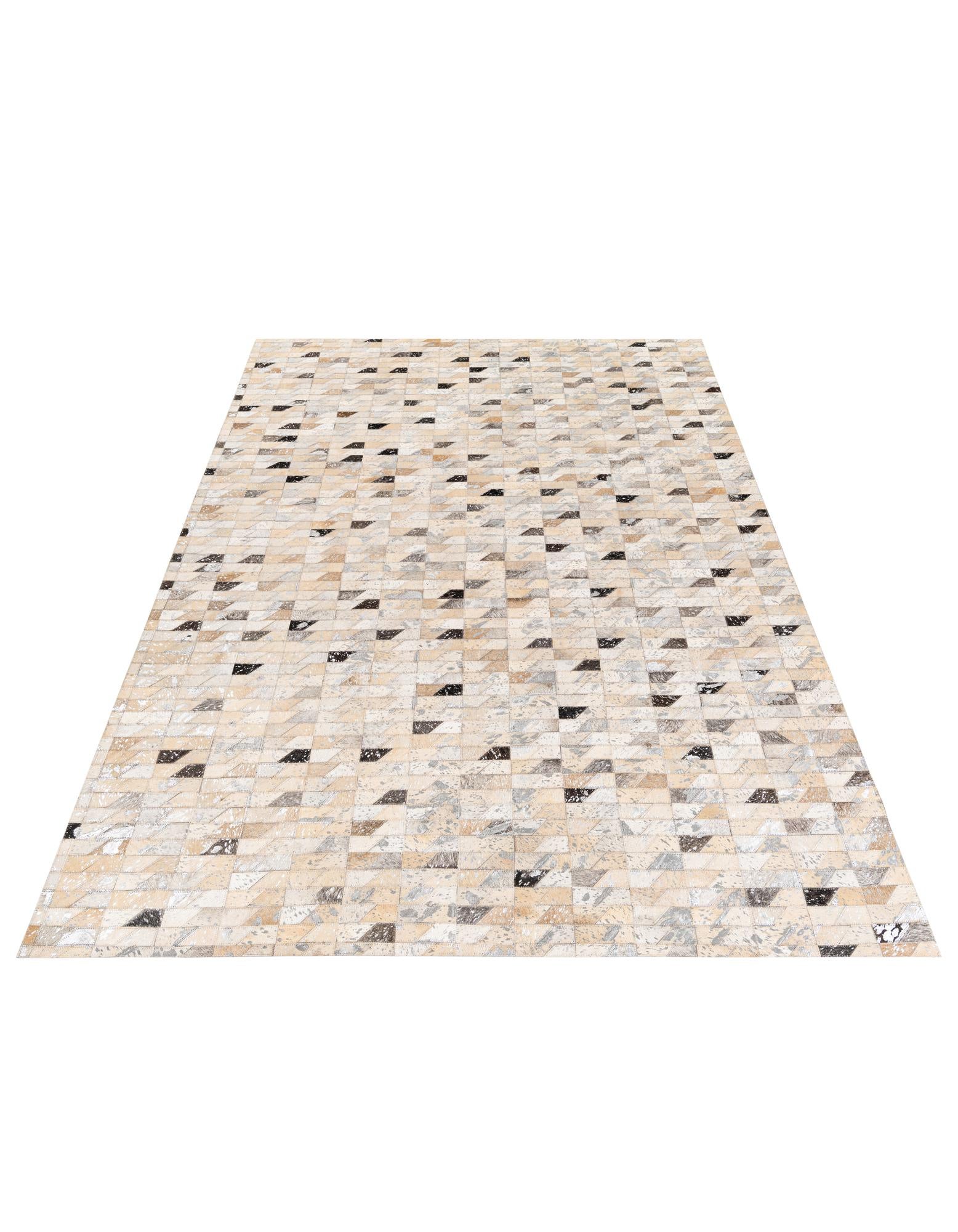 5' 3 x 7' 5 Cowhide Stocks Rug