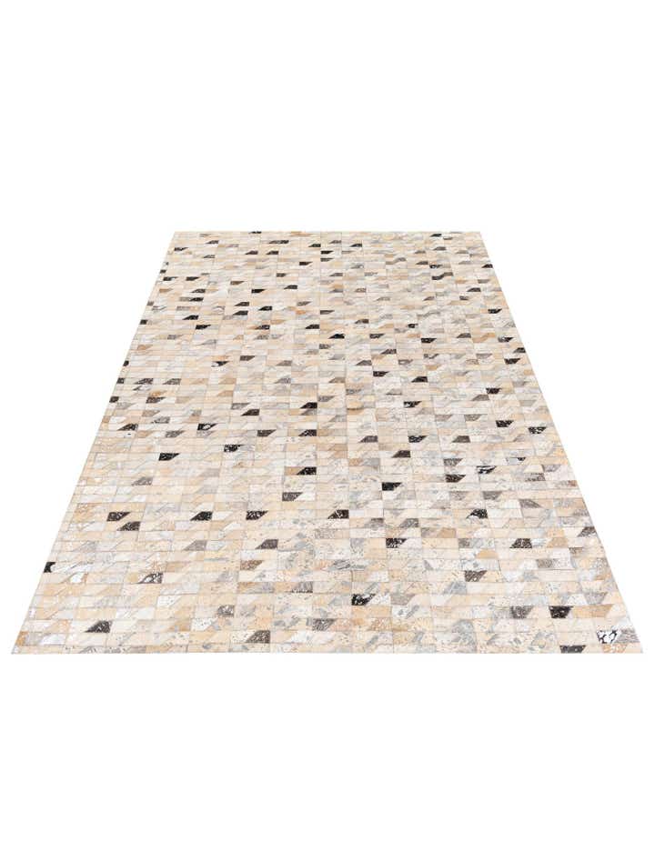 5' 3 x 7' 5 Cowhide Stocks Rug