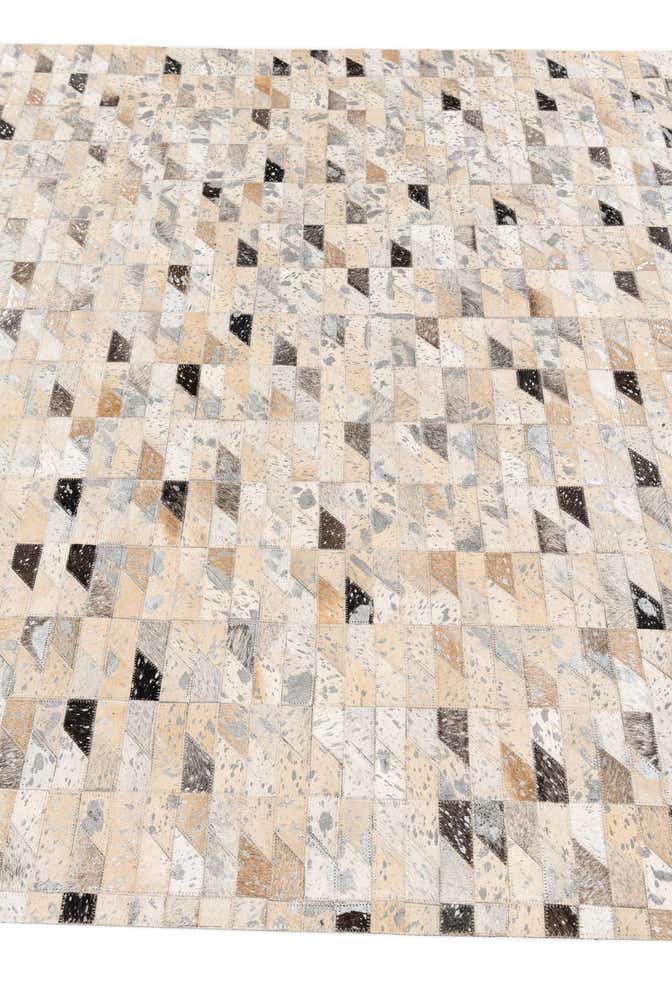 5' 3 x 7' 5 Cowhide Stocks Rug