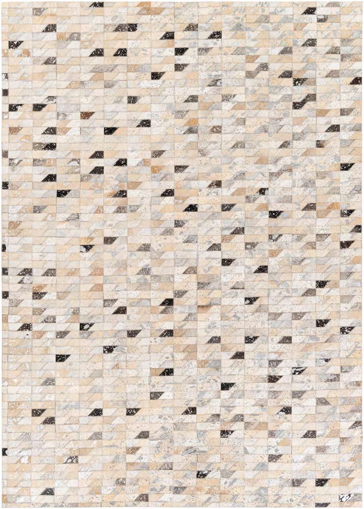 5' 3 x 7' 5 Cowhide Stocks Rug