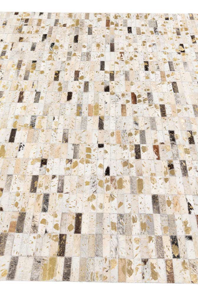 5' 2 x 7' 10 Cowhide Stocks Rug