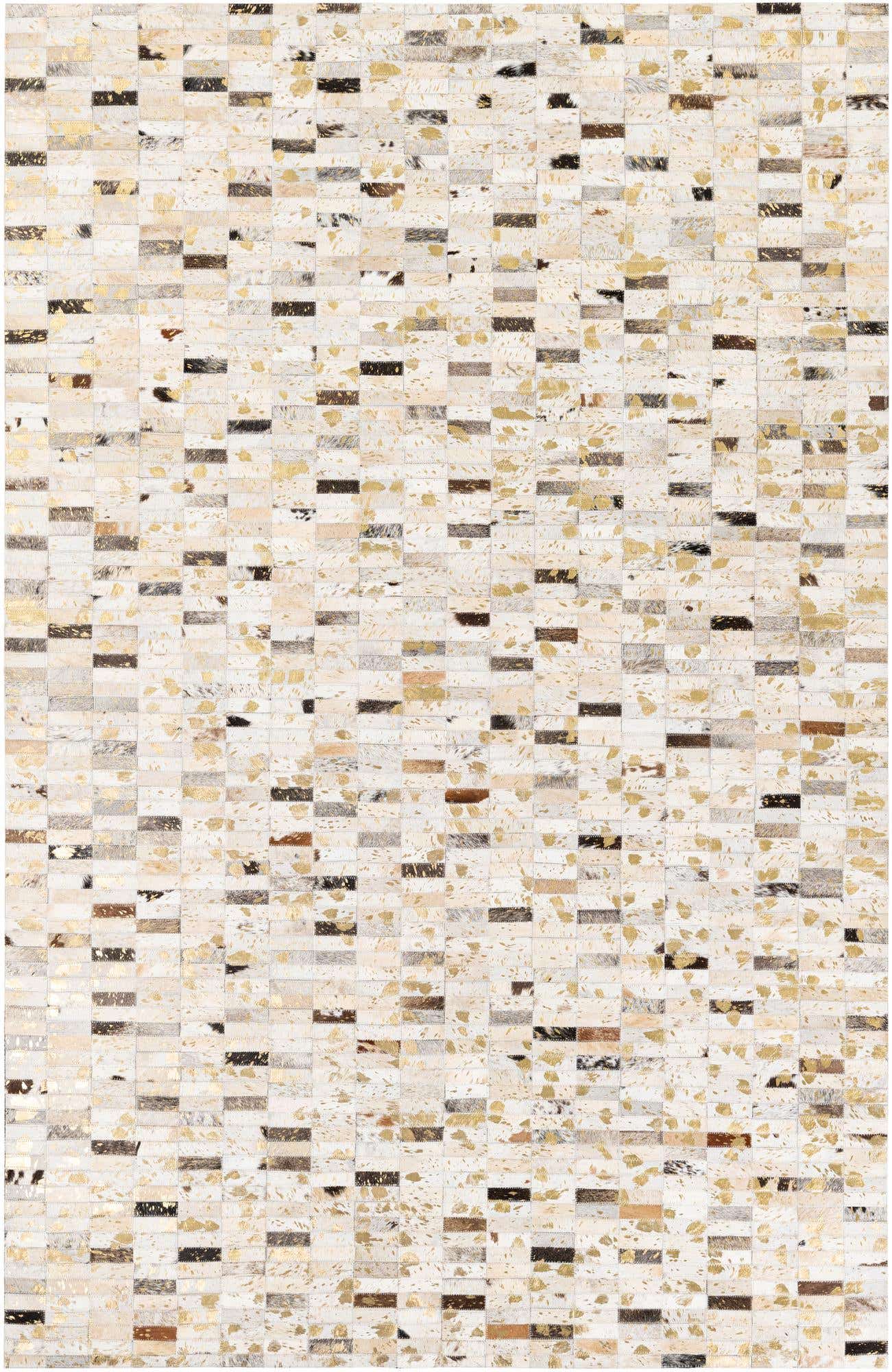 5' 2 x 7' 10 Cowhide Stocks Rug