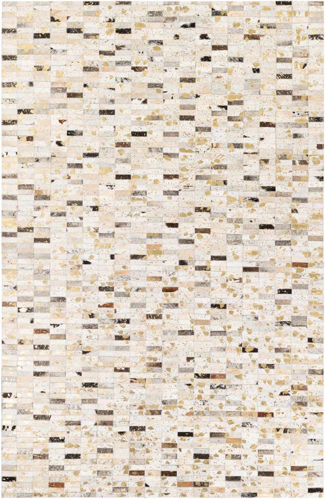 5' 2 x 7' 10 Cowhide Stocks Rug