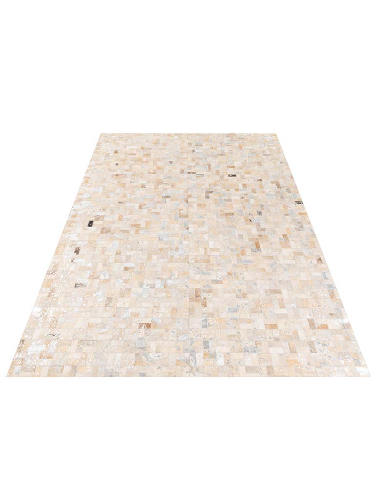 Detail image of 5' 3 x 7' 6 Cowhide Stocks Rug