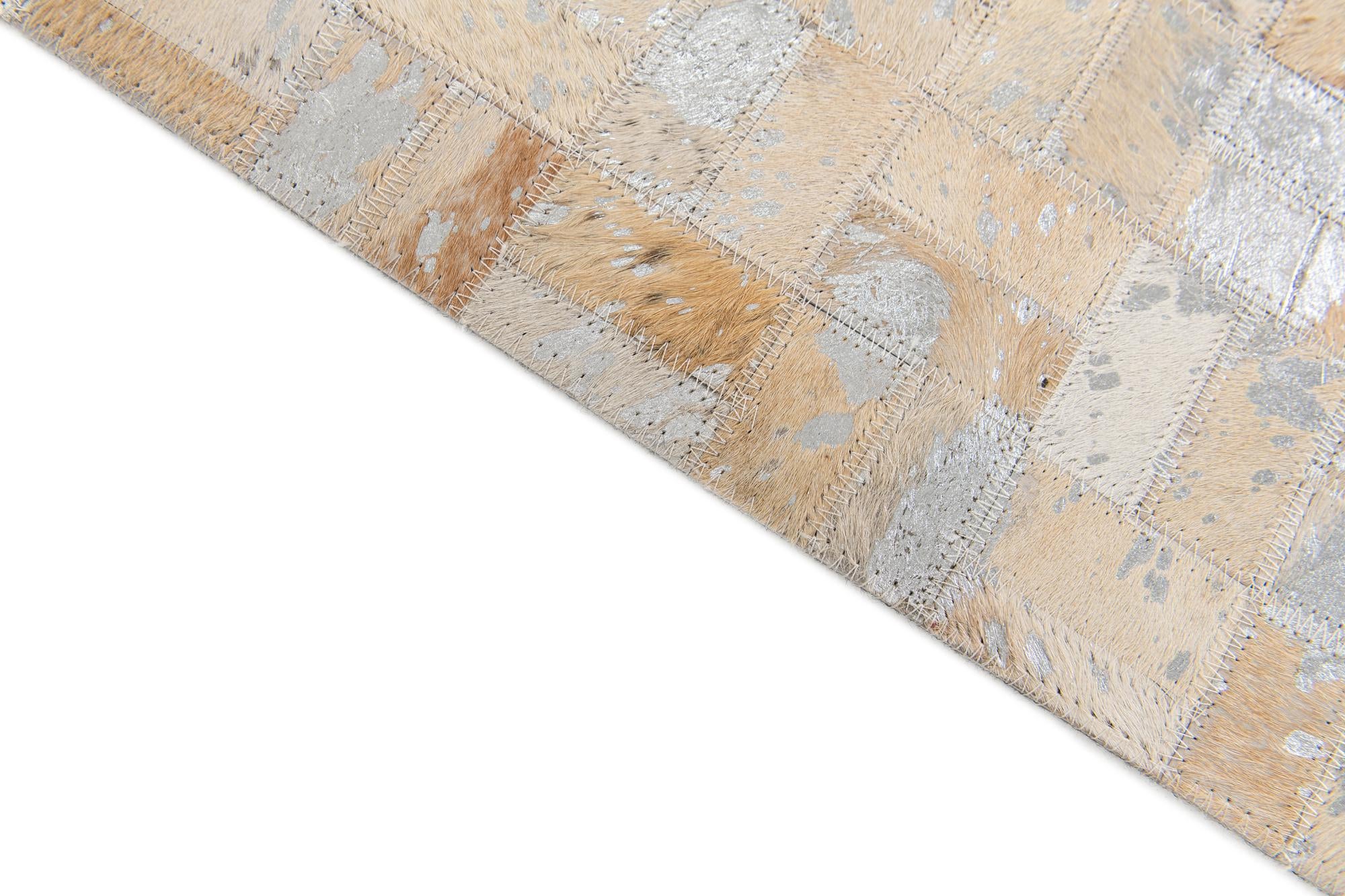 5' 3 x 7' 6 Cowhide Stocks Rug