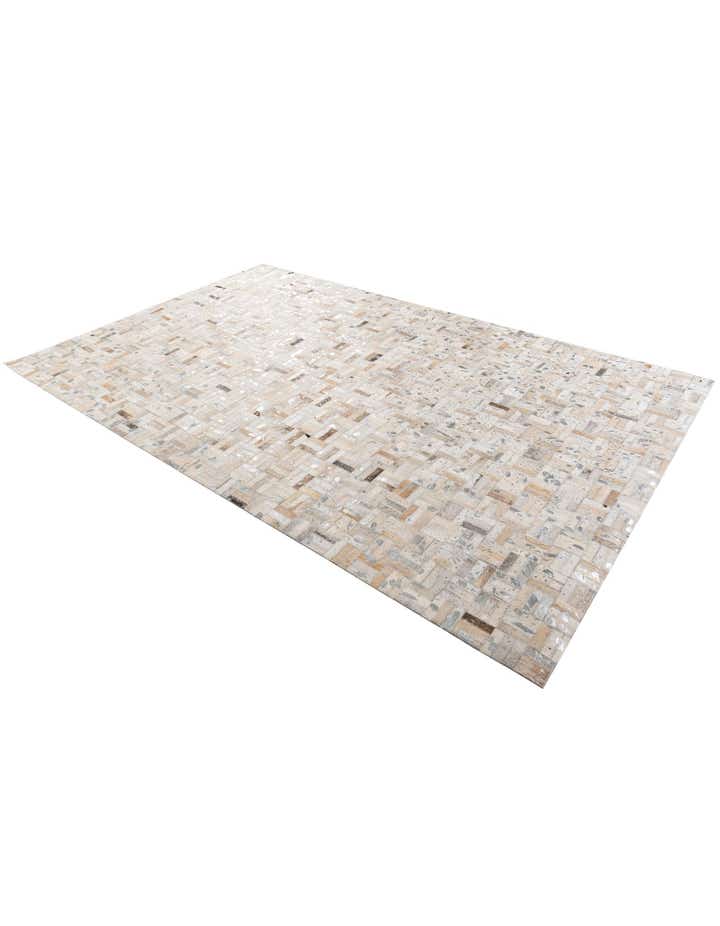 5' x 7' 11 Cowhide Stocks Rug