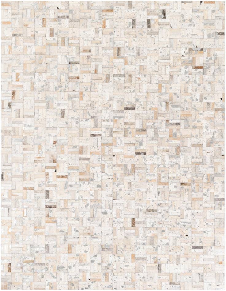 Detail image of 5' x 7' 11 Cowhide Stocks Rug
